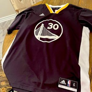NBA - Black/Gold Steph Curry Jersey size small